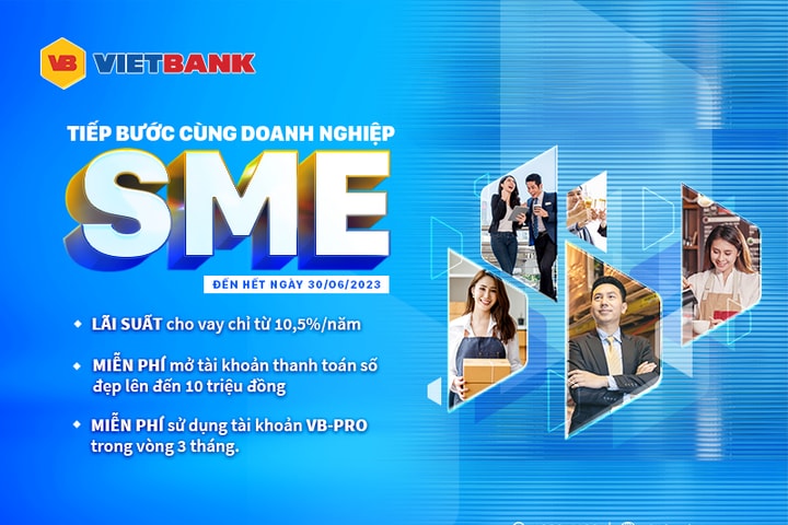 Vietbank ưu đãi lãi suất vay cho doanh nghiệp