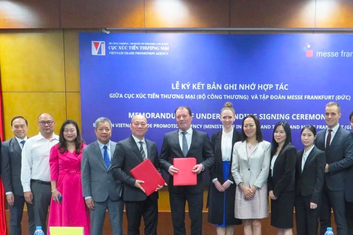 Cục Xúc tiến thương mại ký ghi nhớ hợp tác với Tập đoàn Messe Frankfurt của Đức