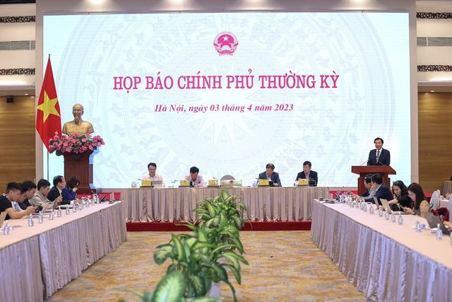 Họp báo chính phủ thường kỳ tháng 3/2023: Kinh tế - xã hội tiếp tục đạt những kết quả tích cực với nhiều điểm sáng