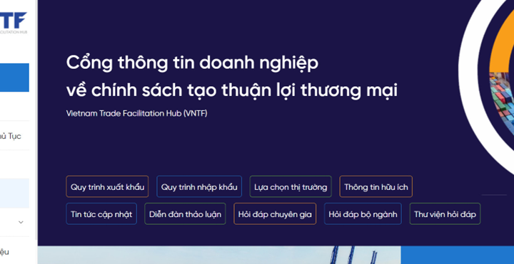 Công bố Cổng thông tin doanh nghiệp về chính sách tạo thuận lợi thương mại