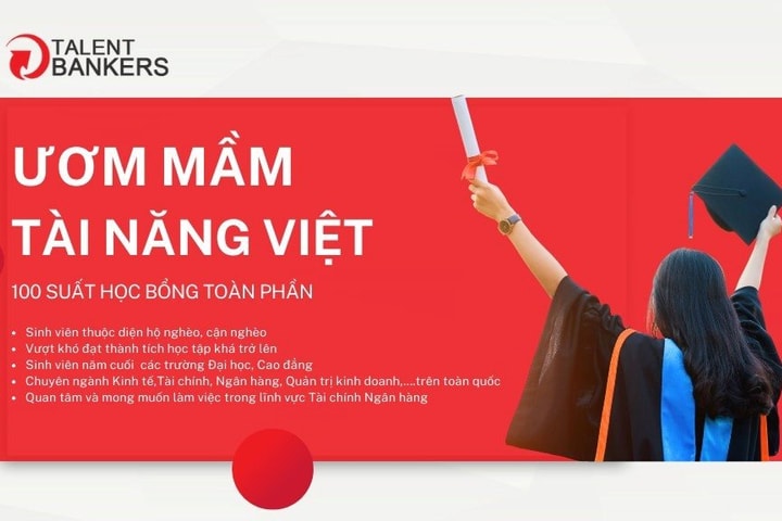Chương trình học bổng “Talentbankers - Ươm mầm tài năng Việt 2023”