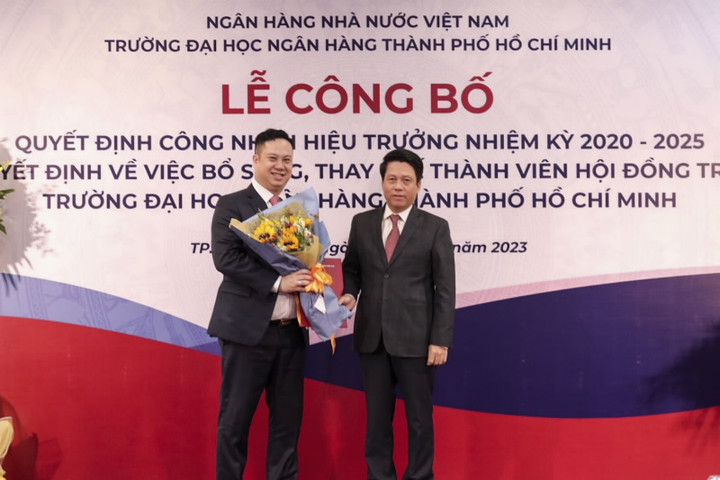 Bổ nhiệm Hiệu trưởng Trường Đại học Ngân hàng TP Hồ Chí Minh