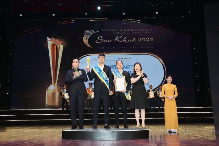 BAOVIET Bank triển khai phần mềm đạt Giải thưởng Sao Khuê 2023