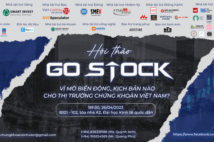 Hội thảo Go Stock 2023 ghi nhận hơn 800 đơn đăng ký tham dự