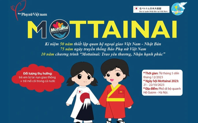 Phát động Chương trình Mottainai “Trao yêu thương - Nhận hạnh phúc” mùa thứ 10 - năm 2023