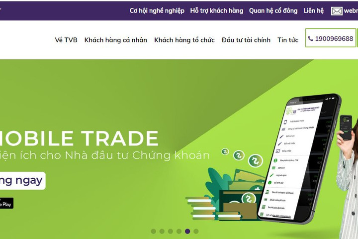 HOSE: Loại cổ phiếu TVB khỏi chỉ số VNFINSELECT