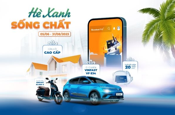 “Hè Xanh - Sống Chất” khám phá siêu khuyến mại hè từ Sacombank
