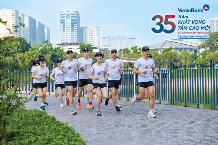 VietinBank tổ chức Giải chạy trực tuyến “35 năm Khát vọng tầm cao mới”