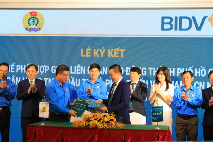 BIDV và Liên đoàn Lao động TP.Hồ Chí Minh ký kết Quy chế phối hợp