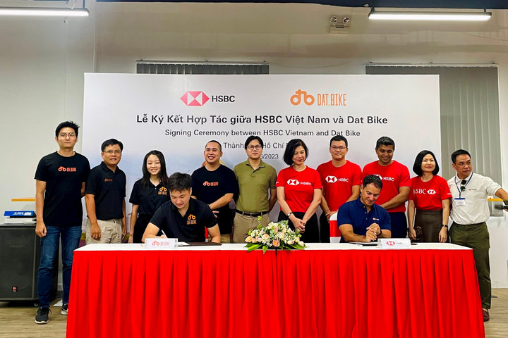 HSBC và Dat Bike hợp tác chiến lược, hỗ trợ startup Việt vươn mình ra thế giới