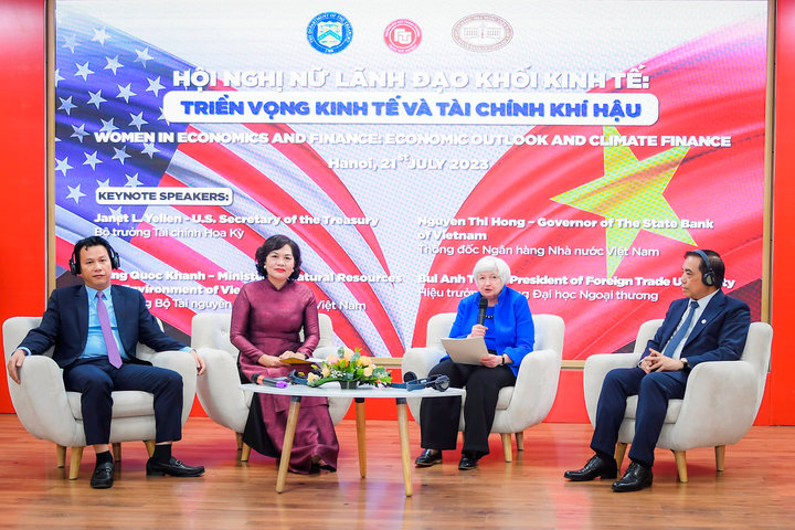Việt Nam - Hoa Kỳ chia sẻ giải pháp vượt qua thách thức về kinh tế vĩ mô, ứng phó với biến đổi khí hậu