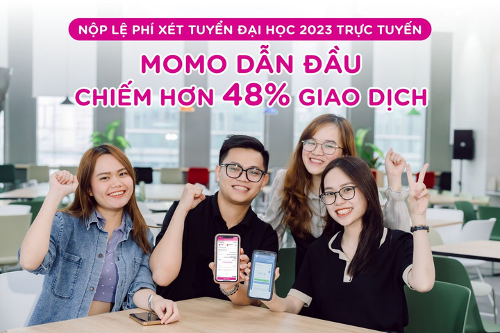 Năm thứ 2 liên tiếp MoMo dẫn đầu nộp lệ phí xét tuyển đại học