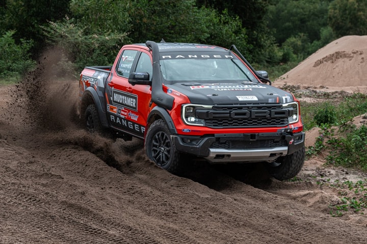 Ford Ranger Raptor Thế hệ Mới lần đầu tiên tham gia Giải đua xuyên Quốc gia châu Á 2023