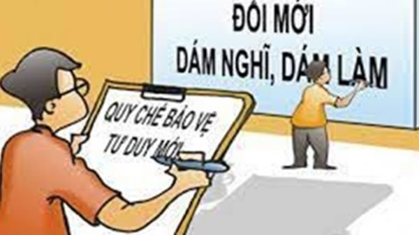 Quy định về khuyến khích, bảo vệ cán bộ năng động, sáng tạo, dám nghĩ, dám làm, dám chịu trách nhiệm vì lợi ích chung