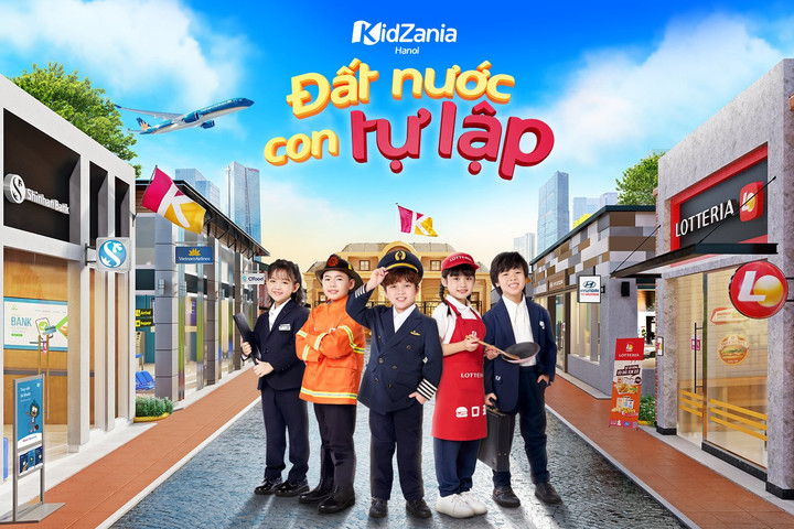 Phát triển kiến thức tài chính cùng Ngân hàng Shinhan Việt Nam tại mô hình KidZania