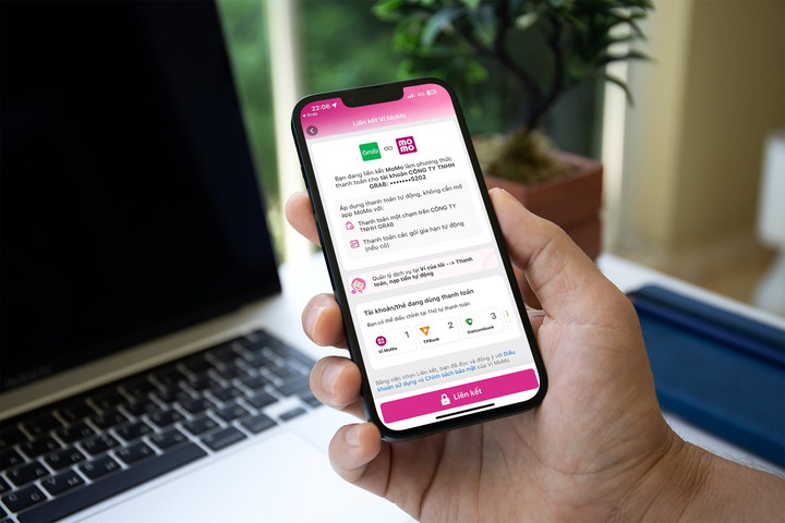 Đã có thể thanh toán bằng MoMo khi sử dụng các dịch vụ Grab