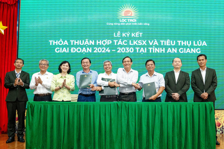 Lộc Trời ký kết MOU triển khai vùng nguyên liệu sản xuất 300.000ha lúa tại các tỉnh ĐBSCL