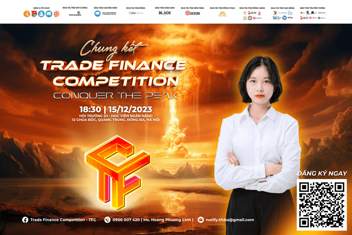 Chính thức mở cổng đăng ký tham dự Đêm Chung kết 𝐓rade 𝐅inance 𝐂ompetition 𝟐𝟎𝟐𝟑: 𝐂onquer 𝐓he 𝐏eak