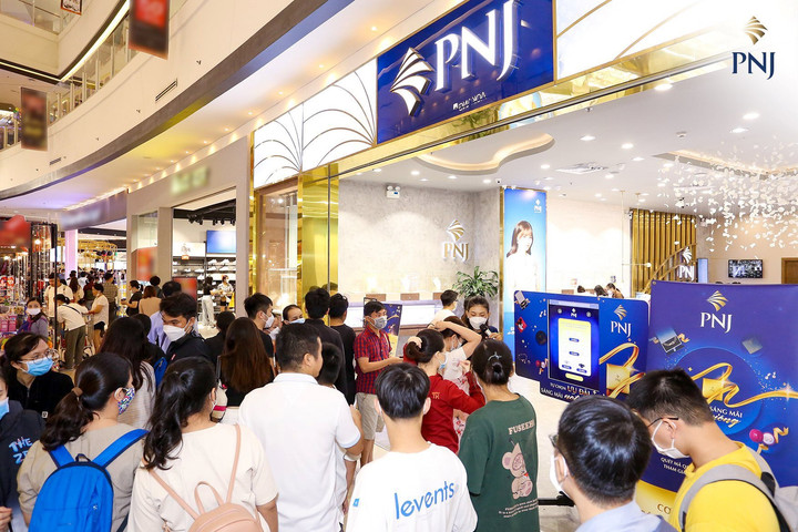 Doanh thu tháng 1/2024 của PNJ sụt giảm