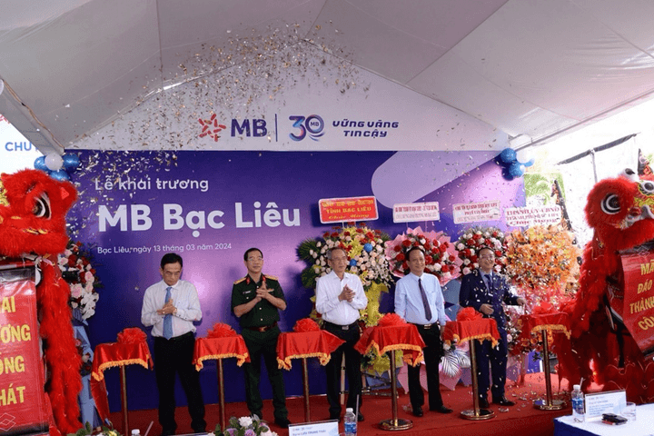 MB khai trương Chi nhánh Bạc Liêu