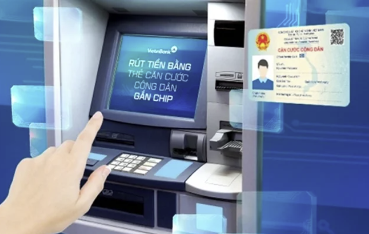 Hướng dẫn rút tiền bằng thẻ Căn cước công dân gắn chip