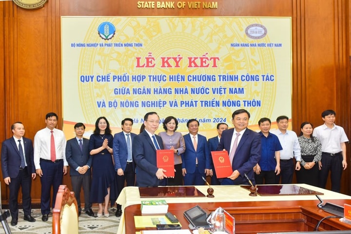 Ngân hàng Nhà nước và Bộ Nông nghiệp và Phát triển nông thôn ký quy chế phối hợp
