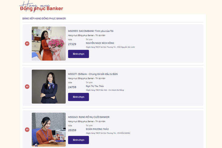 Đã có hơn 3.500 bài thi ảnh Nét đẹp Banker, hết ngày mai 18/4 đóng cổng nhận bài