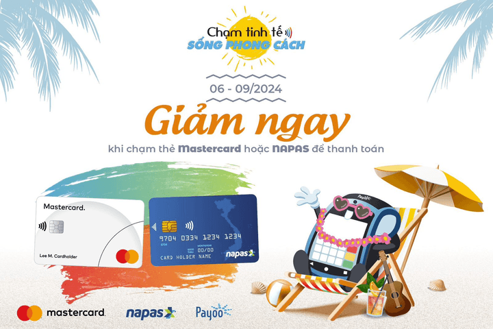 NAPAS và Mastercard triển khai chiến dịch khuyến mại toàn quốc, đẩy mạnh thanh toán không tiếp xúc