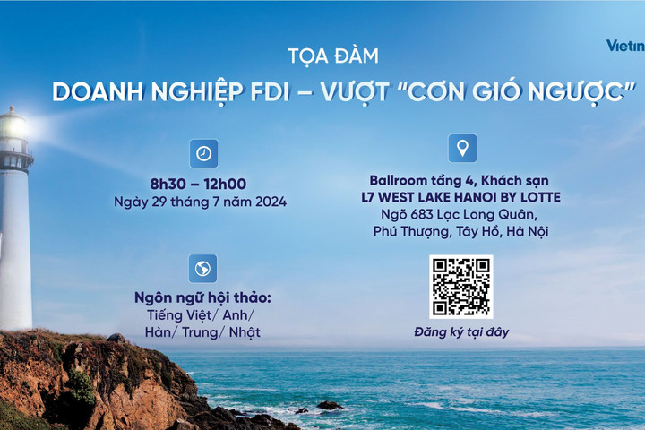 VietinBank tổ chức tọa đàm "Doanh nghiệp FDI - Vượt cơn gió ngược"