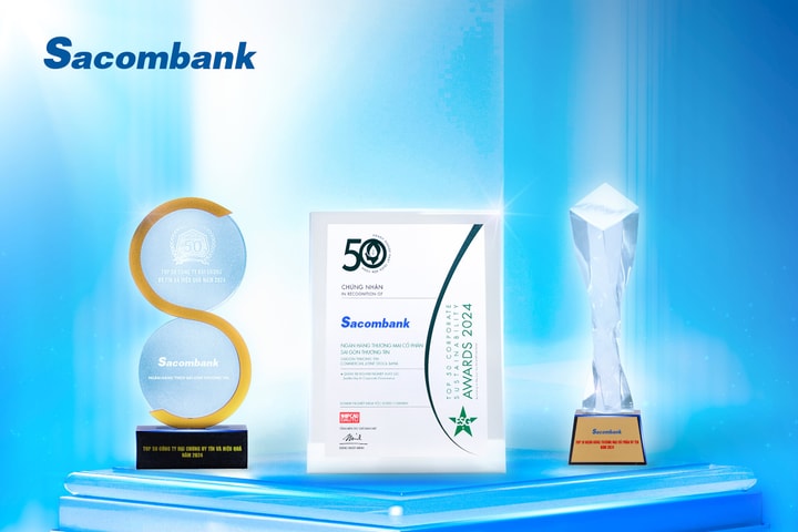 Sacombank đạt vị trí cao tại các bảng xếp hạng về uy tín, hiệu quả và phát triển bền vững