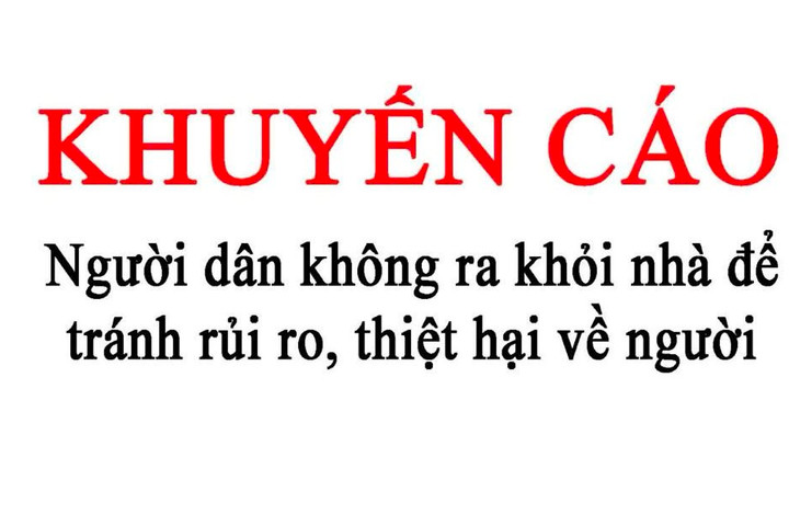 Chủ tịch UBND TP. Hà Nội khuyến cáo người dân không ra khỏi nhà để tránh rủi ro thiên tai