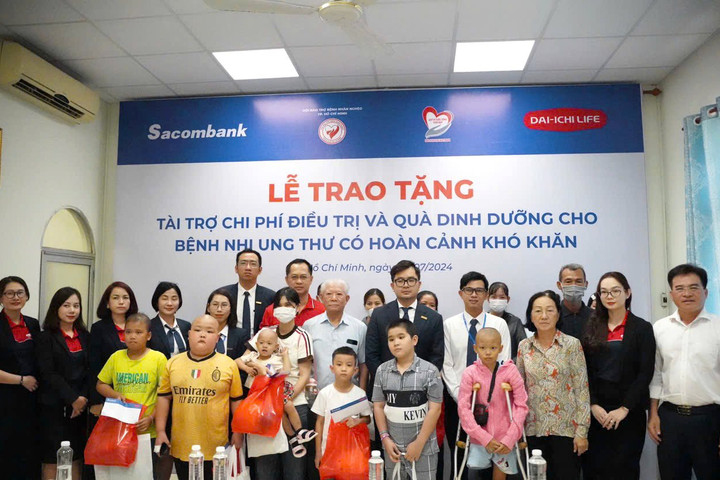 Sacombank và Dai-ichi Life Việt Nam tiếp tục hành trình thiện nguyện 2024