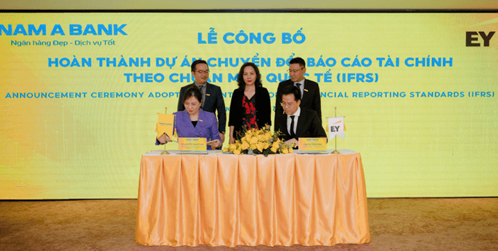 NAM A BANK hoàn thành dự án chuyển đổi báo cáo tài chính theo chuẩn mực quốc tế IFRS