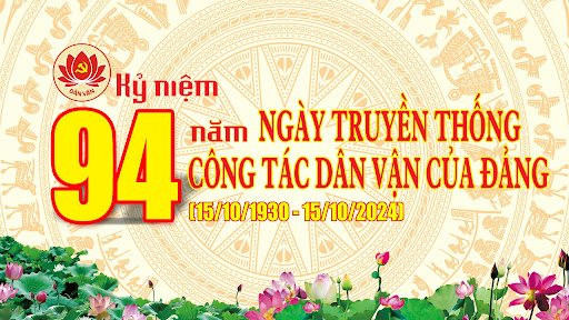 Phát huy truyền thống 94 năm công tác dân vận của Đảng trong giai đoạn mới