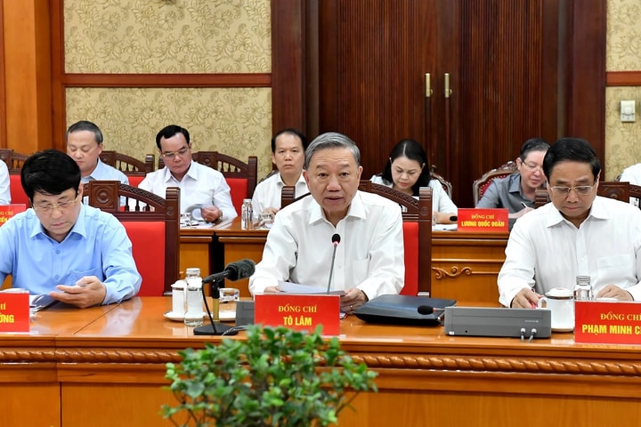Phát biểu của Tổng Bí thư, Chủ tịch nước Tô Lâm tại Cuộc họp Tiểu ban Văn kiện Đại hội XIV của Đảng