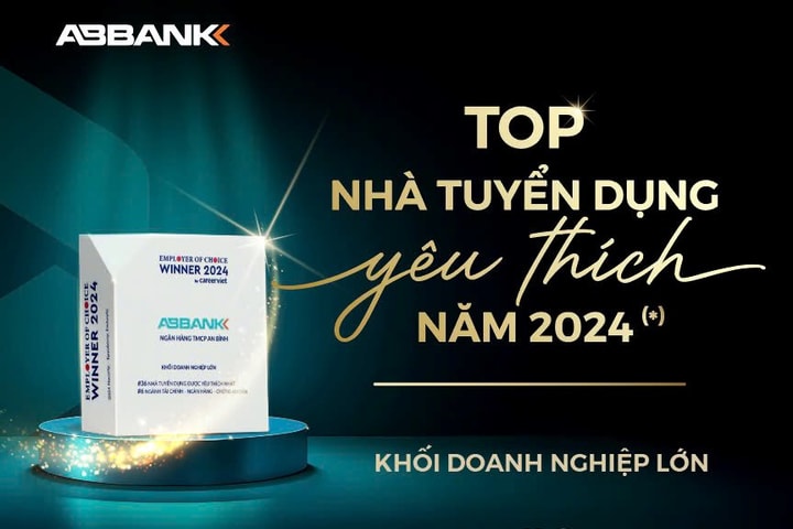 ABBANK được bình chọn top nhà tuyển dụng được yêu thích nhất 2024