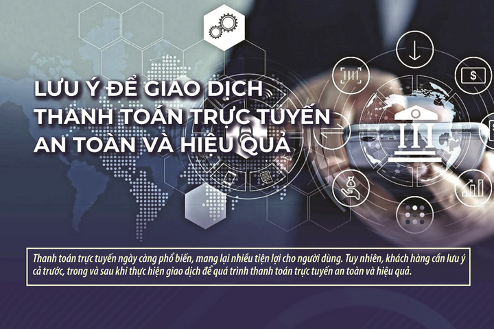 Lưu ý để giao dịch thanh toán trực tuyến an toàn và hiệu quả