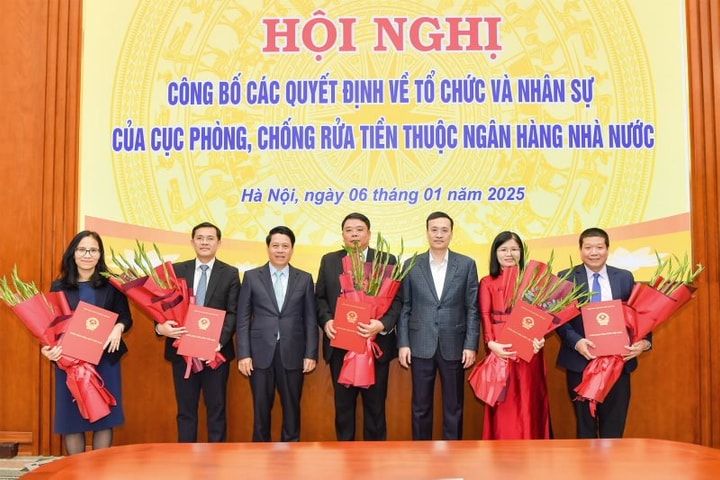 Điều động, bổ nhiệm Ban Lãnh đạo Cục Phòng, chống rửa tiền