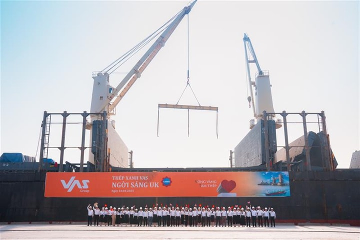 Thép VAS, thép xanh Việt Nam ghi dấu trên thị trường Vương quốc Anh