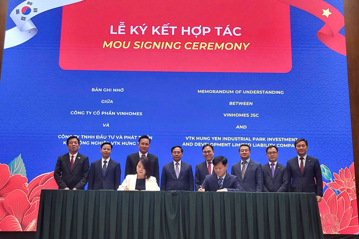 Vinhomes hợp tác chiến lược với VTK, chung tay kiến tạo cộng đồng hàn quốc chuẩn mực tại Ocean City