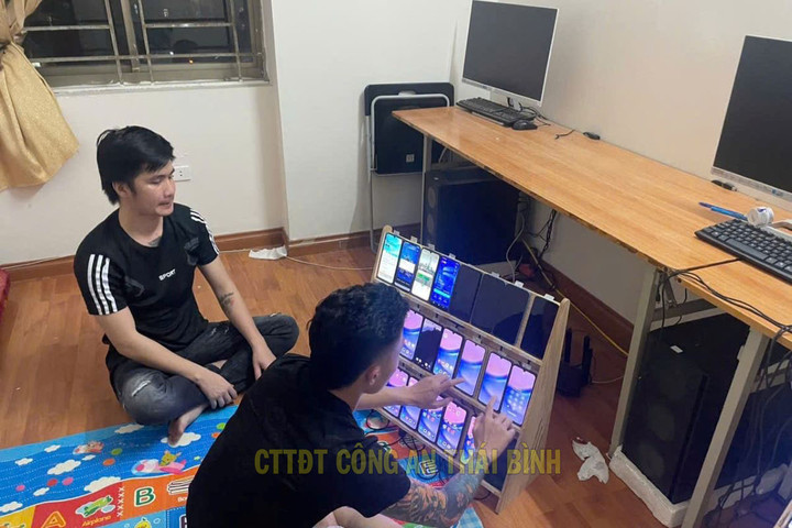 Thông tin của công an Thái Bình về việc triệt phá đường dây đánh bạc, rửa tiền xuyên quốc gia sử dụng công nghệ cao