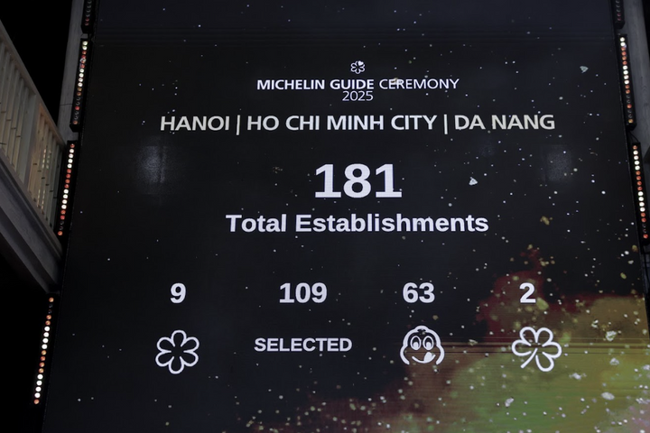 Danh sách MICHELIN Guide 2025 tại Việt Nam có tổng cộng 181 cơ sở ăn uống
