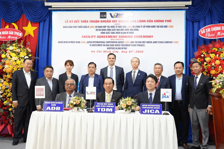 ADB và Cấp nước Thủ Dầu Một ký thỏa thuận vay cho dự án mở rộng nhà máy nước