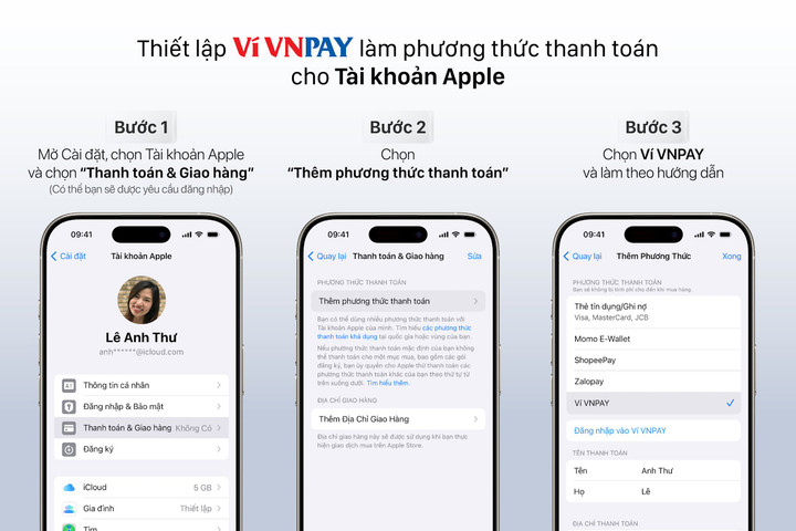 Ví VNPAY chính thức trở thành phương thức thanh toán cho App Store và các dịch vụ Apple tại Việt Nam