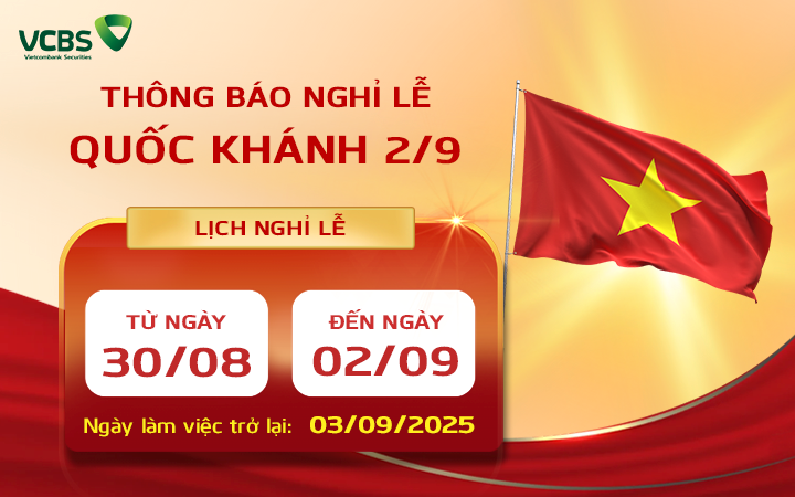 Lịch giao dịch chứng khoán dịp lễ Quốc khánh 2/9