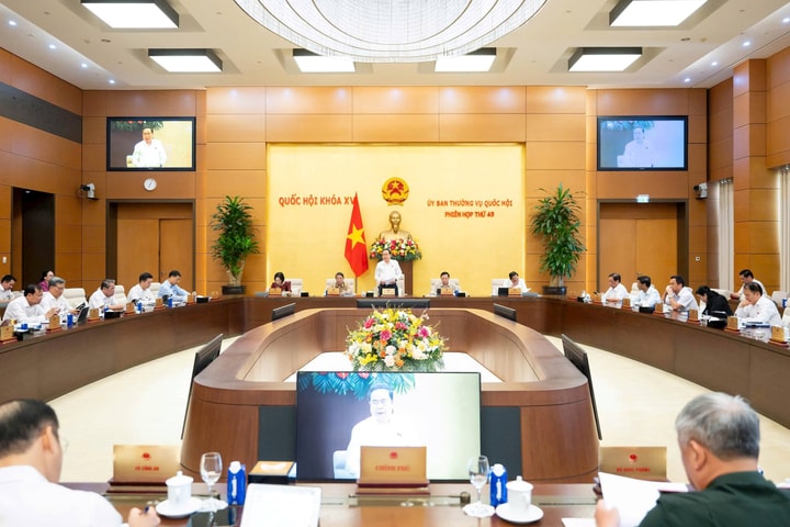 Khai mạc Phiên họp thứ 49 Ủy ban Thường vụ Quốc hội