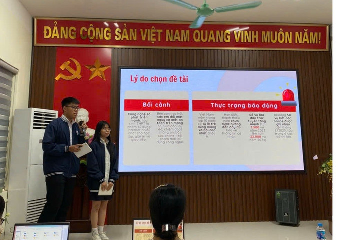 Nâng cao nhận thức, hành vi an toàn số, phòng chống nguy cơ bị bắt cóc online ở học sinh THPT tại HN