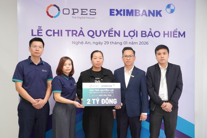 OPES chi trả 2 tỷ đồng cho khách hàng tham gia bảo hiểm sức khỏe người trụ cột