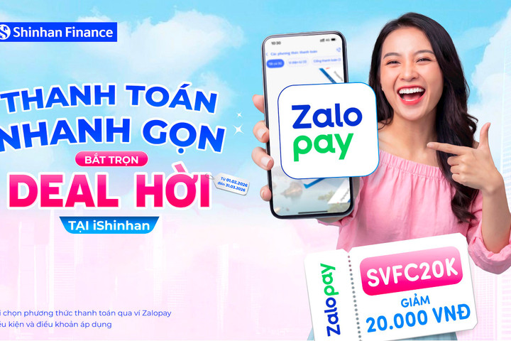 Shinhan Finance bắt tay Zalopay mang đến giải pháp thanh toán tiện lợi và ưu đãi cho khách hàng