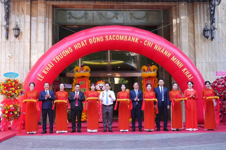 SACOMBANK khai trương Chi nhánh Minh Khai tăng kết nối tài chính tại trung tâm TP. Hồ Chí Minh